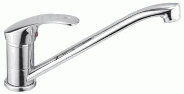 Смеситель Ledeme Н36 для кухни, однозахватный, поворотный излив, хром L4236