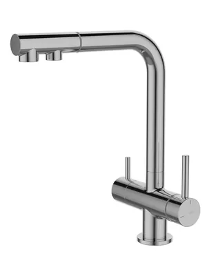 Смеситель для кухни Iddis с каналом для фильтрованной воды, выдвижной излив, сатин UMBBNPFi05