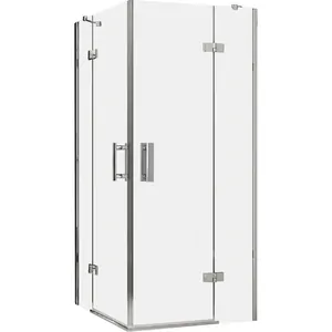 Душевой уголок RAVAK SMSRV4-90 (900х900х1900) распашные двери, стекло, хром+Transparent