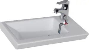 Раковина Aquanet 45 (Sanovit) 450х276 мм, отверстие под смеситель справа, белая 182339