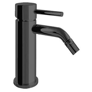 Смеситель для биде Giulini Hi однозахватный, с донным клапаном, черный матовый F6547ANO