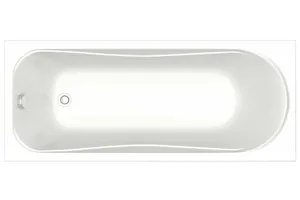 Ванна акриловая BAS 1700х700 прямоугольная, каркас, без слива-перелива, цвет: белый
