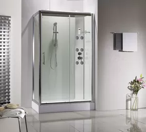 Душевая кабина BAND HOURS EVOLUTION L 70х100х217 стекло прозрачное, профиль хром, низкий под