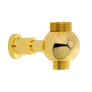 Штуцер проходной Migliore RICAMBI для душевой колонны 1/2"х3/4", золото ML.RIC-30.100.DO