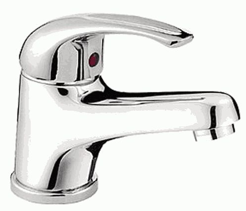 Смеситель Ledeme Н29-В для раковины, однозахватный, фиксированный излив, хром L1029-B