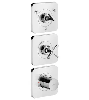 Смеситель Axor 36704000 набор внешних модулей, для 3 потребителей, хром