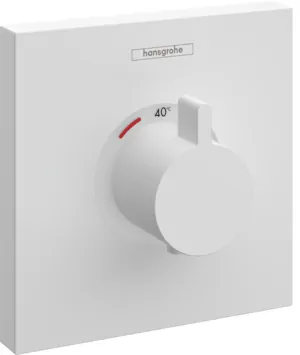 Смеситель Hansgrohe Highfow 15760700 термостат, наружная часть, без.зап.вент, мат.белый