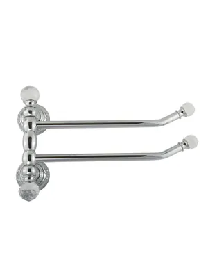 Migliore Полотенцедержатель двойной поворотный 33 см хром/SWAROVSKI ML.CRS-60.224.CR/16810