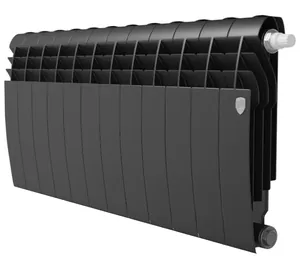 Радиатор биметаллический 12 секций ROYAL THERMO ВШГ:430х960х87 1380 Вт черный