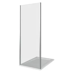 Стенка душевая GOOD DOOR BAS SP-90-C-CH (90х195) квадратный, стекло прозрачное