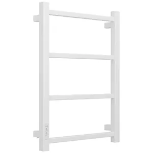 Полотенцесушитель электрический СТИЛЬЕ ФОРМАТ-26 600х400, матовый белый, ТЭН слева, 30527-6040