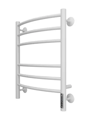 Полотенцесушитель TERMINUS П6 (ШВ:450х600) электро, Ral 9003 белый матовый, диммер встроен, правый