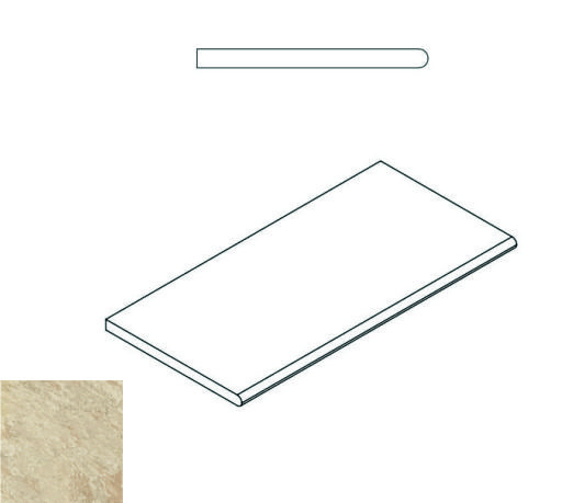 Climb X2 Rope Bordo Round 60X30 матовая