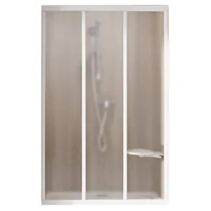 Душевая дверь RAVAK ASDP3-130 (1270-1310х1980) раздвижная, стекло, белый+Grape