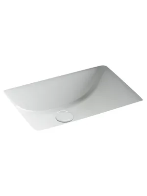 Раковина встраиваемая снизу Cmicanova CN15001 515х380х195 прямоугольная, c отв. слива, белая
