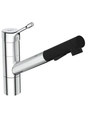 Смеситель для кухни Ideal Standard однозахватный, выдвижной поворотный излив 170мм BC297AA