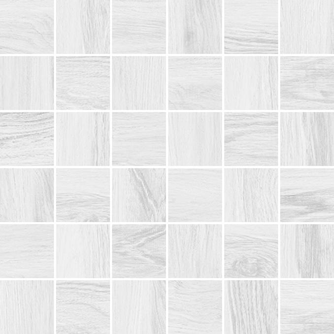 Forest Mosaic White 30x30 матовая