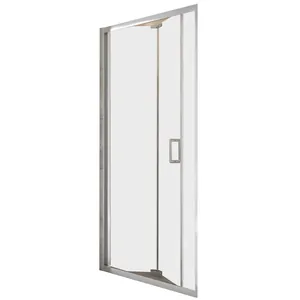 Душевая дверь RAVAK BLDZ2-90 (870-910х1900) складная, стекло, блестящий+Transparent