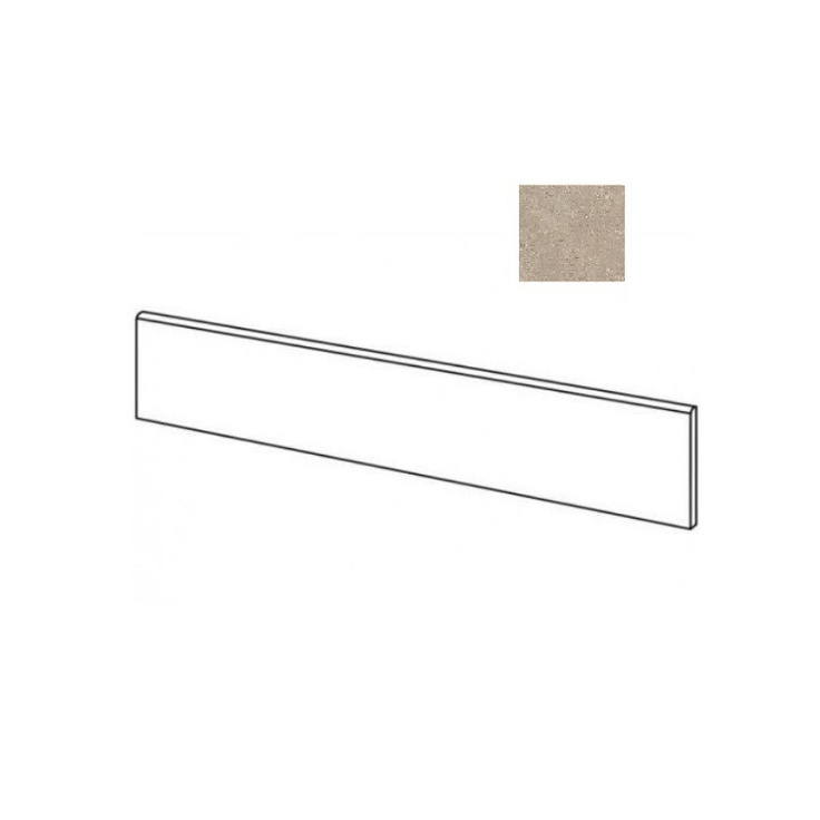 Sant Agostino Duo CSABADBS90 Battiscopa 90 Sand 7,3x90 матовая