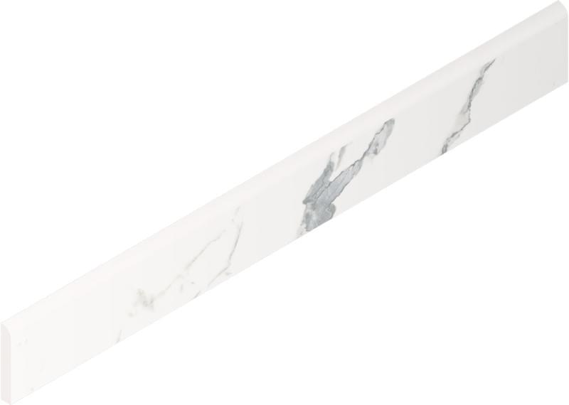 Stellaris Statuario White Battiscopa 7.2x60 матовая