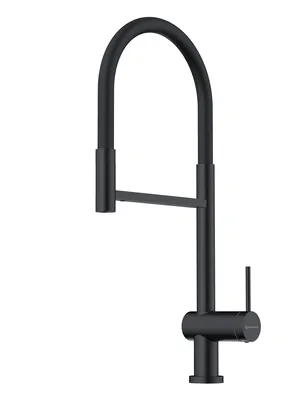 Смеситель для мойки Omoikiri -2 Plus-SB-GB-BL латунь/графит, черный гибкий шланг 4994401