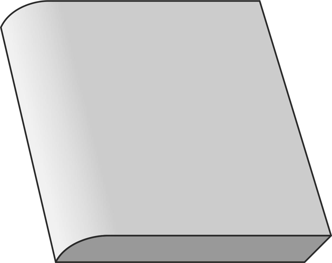 Tele Di Marmo Becco Civetta Bullnose Statuario Michelangelo Naturale 15x15