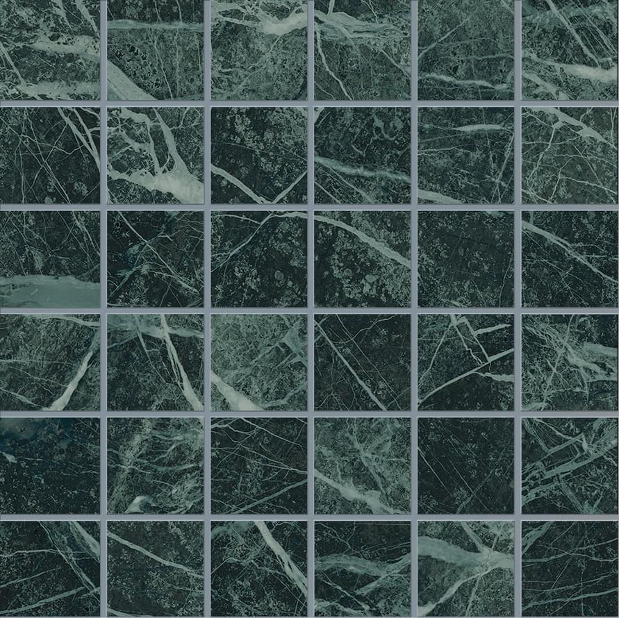 мозаика Tele Di Marmo Revolution Mosaico 5x5 Verde Saint Denis Naturale 30x30
