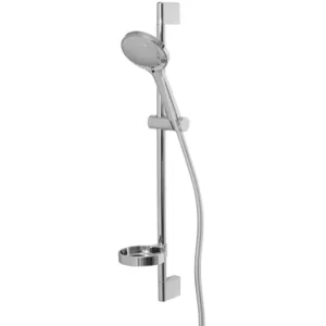 Душевой комплект Jacob Delafon E32910-CP штанга 700 мм, шланг, лейка 110 мм, 3 режима, хром