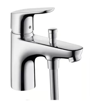 Смеситель Hansgrohe 31938 на борт ванны, картридж Eco, однозахватный, 1 отверстие, хром