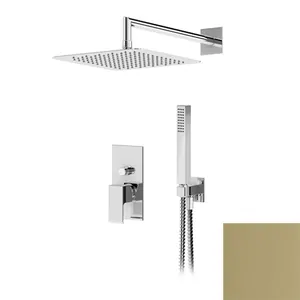 Душевая система CEZARES -DSIPQ-30-SR встраиваемая,однозахват.,с верхним и ручным душем,Sunrise