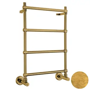 Полотенцесушитель водяной Margaroli Mini 3-442-4 (570х450) бронза, 34424504OBN