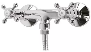 Смеситель CEZARES DS-01 для душа, настенный, двухзахватный, хром