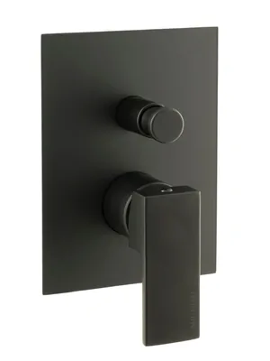 Смеситель для ванны/душа Migliore Black 30439 встраиваемый, однозахватный, черный матовый