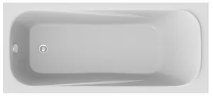 Ванна акриловая BAS 1800х800 прямоугольная, каркас, без слива-перелива, цвет: белый белый