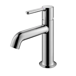 Смеситель CEZARES -LS-01-W0 для раковины, однозахватный, без донного клапана, хром