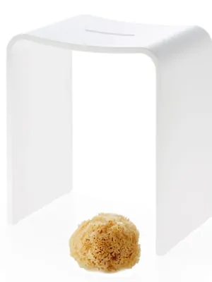 Табурет душевой Decor Walther STOOL 400х280х460 цвет: белый 0974750