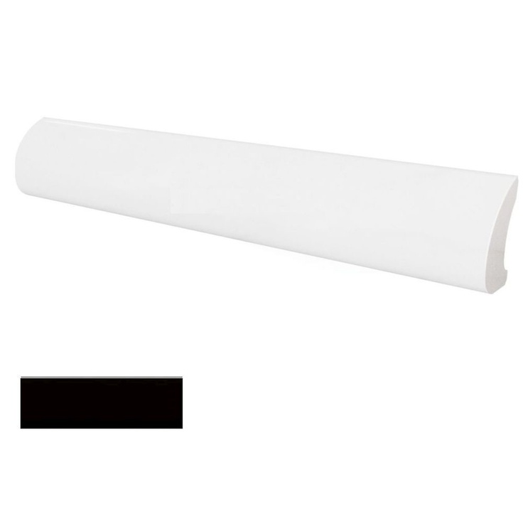 Equipe Cottage 23124 Pencil Bullnose Black 3x20 глянцевая