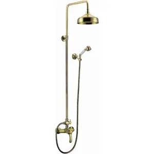Душевая система CEZARES -M-CD-02 смеситель для душа, верхний и ручной душ, цвет: бронза