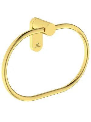 Полотенцедержатель-кольцо Ideal Standard CONCA T4503A2 настенный, цвет: шлифованное золото