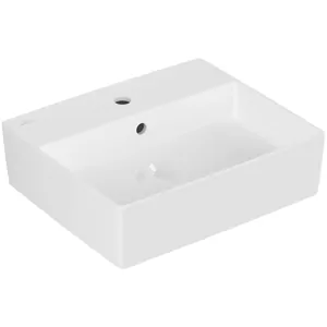 Раковина Villeroy & Boch 2.0 PLUS (500х420) отверстие, перелив, ceramic+, бел 4A0750R1
