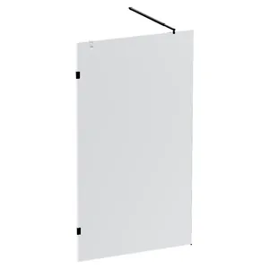 Душевая стенка AM.PM 1100х1950 стекло прозрачное, профиль черный W94WI-110-F1-BTE