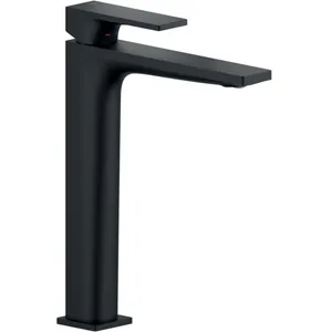 Смеситель NOBILI для раковины, однозахватный, высокий излив, черный матовый SE124128/2BM