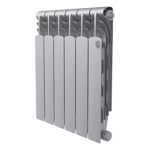 Радиатор биметаллический ROYAL THERMO 500 (564х480х80) 960Вт, 6 секций, серебр