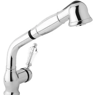 Смеситель CEZARES -LLDM-01-Sw для кухни, однорычажный, хром/ручка Swarovski