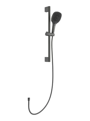 Душевой гарнитур Aqueduto CHU0645 штанга, квадратная лейка 130мм, шланг 1600мм, сталь оруж