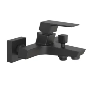 Смеситель для ванны Paini настенный, однозахватный, без душевого гарнитура, черный 98YO111