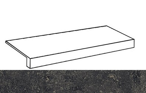 Room Stone Black Satt 33X60 620070001218 сатинированная