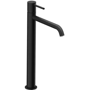 Смеситель для умывальника RAVAK X070274 однозахватный, излив 257 мм, черный матовый