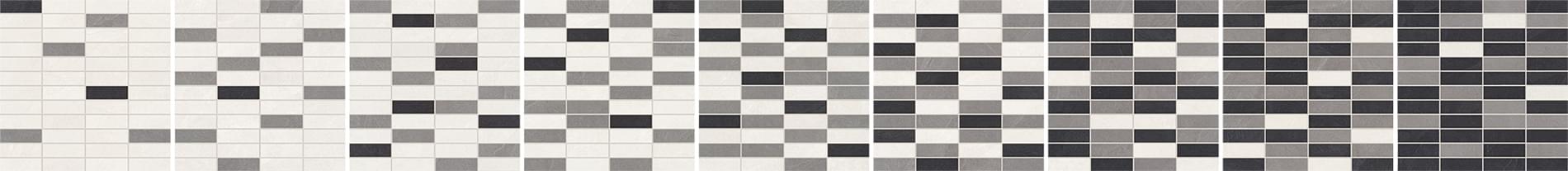 мозаика Cornerstone Mosaico Plurima Degrade Slim 30x30