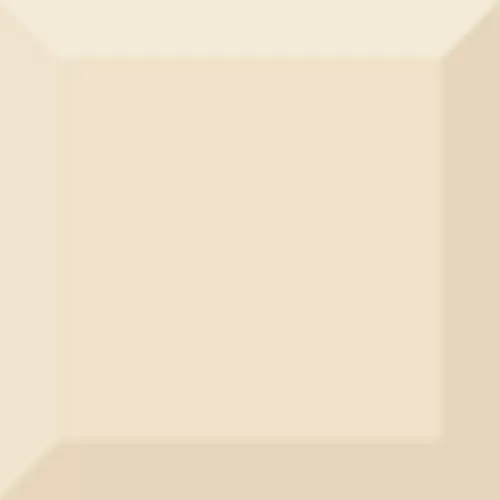 Monocolor Crema Biselado  10X10 глянцевая